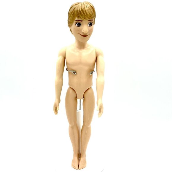 Hasbro Disney Frozen Prince Kristoff 11" Doll Nude Molded Blonde Hair Brown Eyes - Picture 1 of 11